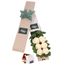 Long Stemmed Roses Gift Box White 6 Flowers