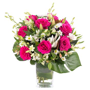 Premium Stylish Arrangement in Vase Flowers