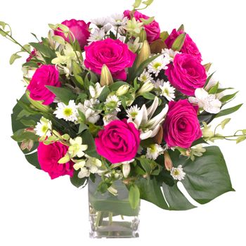 Premium Stylish Arrangement in Vase Flowers