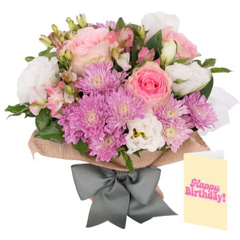 Precious Posy with Birthday Card Flowers
