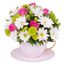 Pretty in Pink Tea Cup Flowers