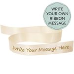 Personalised Ribbon Cream