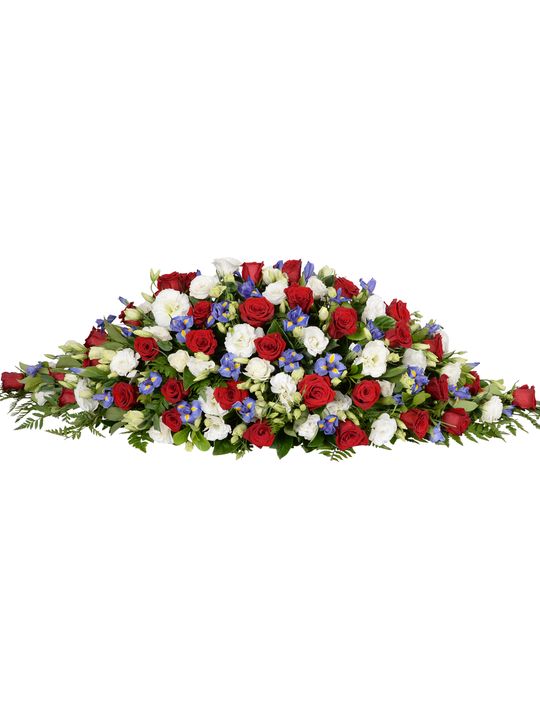 Red, White and Blue Premium Flowers