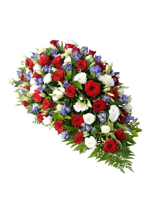 Red, White and Blue Premium Flowers