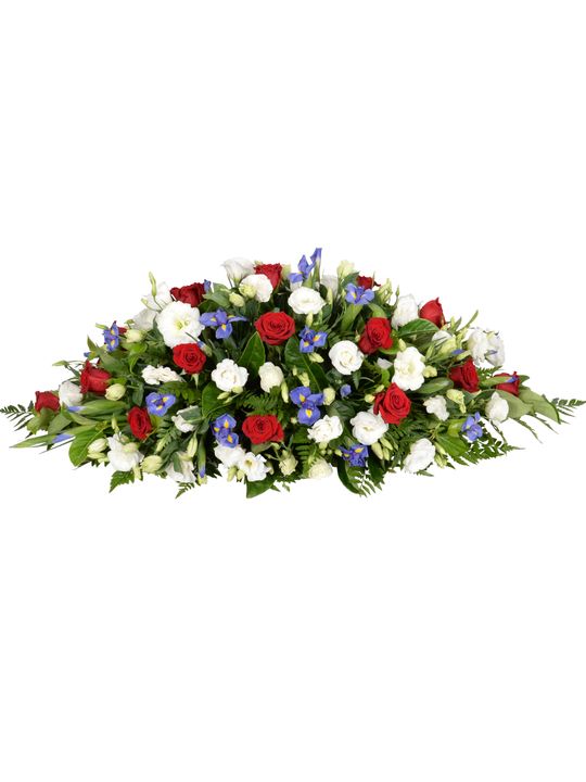Red, White and Blue Standard Flowers