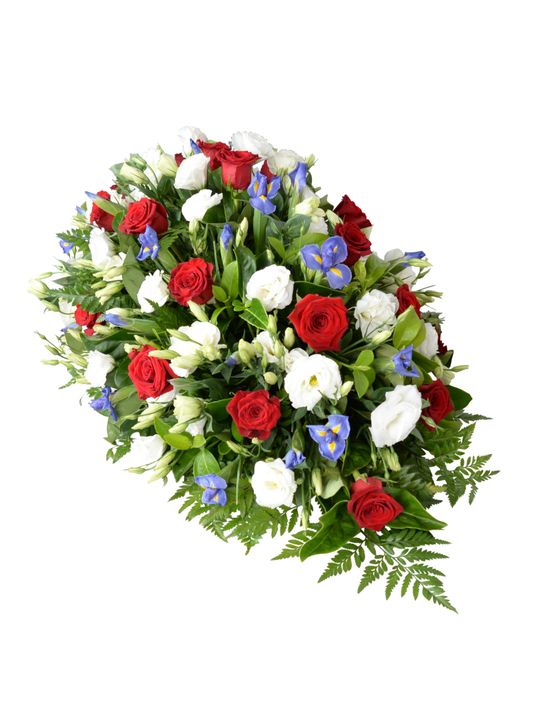 Red, White and Blue Standard Flowers