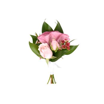 Rouge Buttonhole Flowers