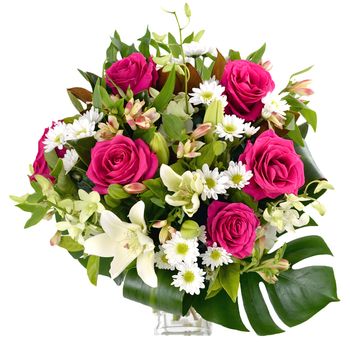 Stylish Arrangement in Vase Flowers