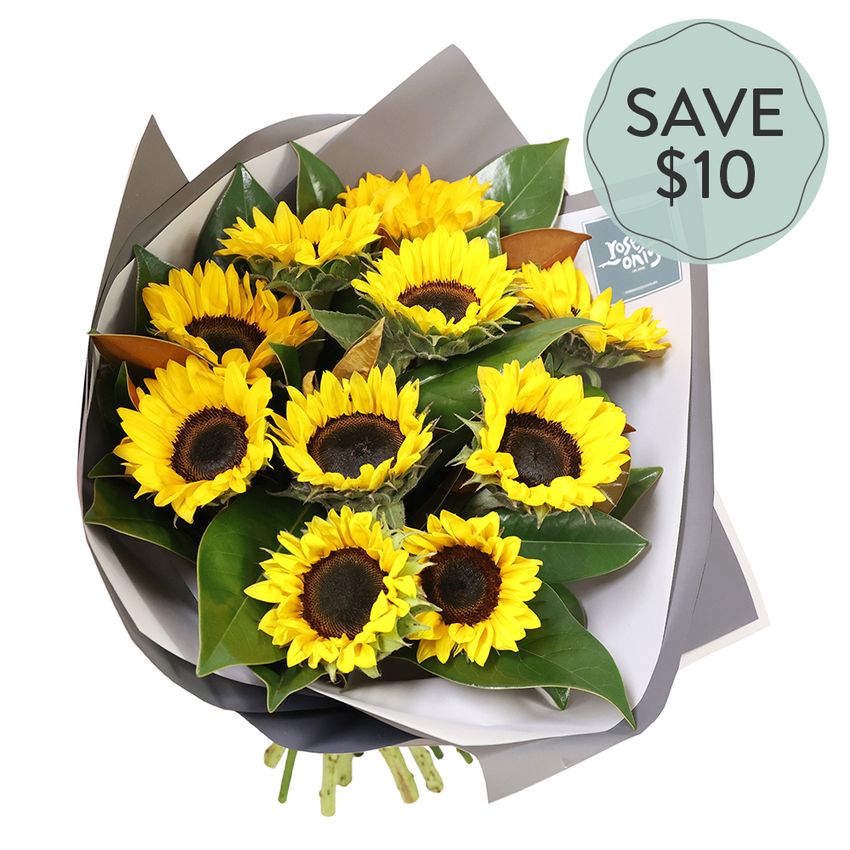 Sunflowers Bouquet 10 Special