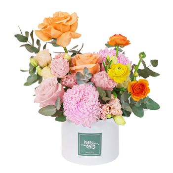 Sweet Sorbet Hatbox Petite Flowers