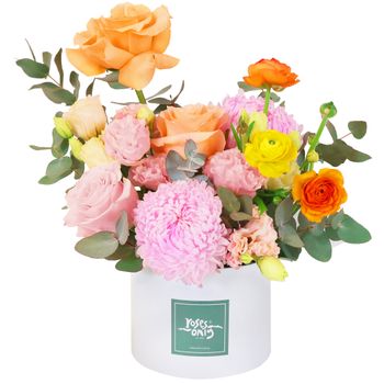 Sweet Sorbet Hatbox Petite Flowers