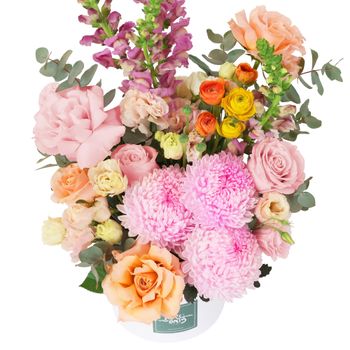 Sweet Sorbet Hatbox Premium Flowers