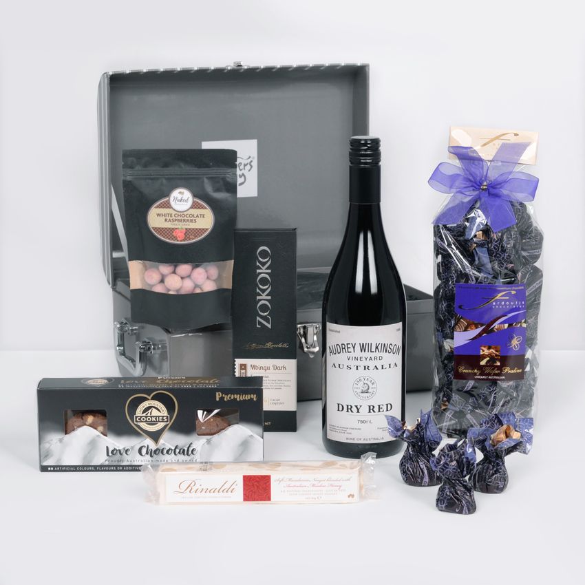 Sweet Seduction Chocolate Gift Hamper with Red