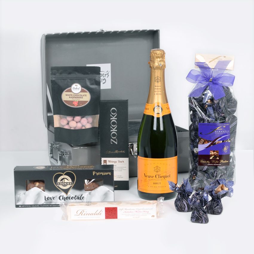 Sweet Seduction Chocolate Gift Hamper with Veuve
