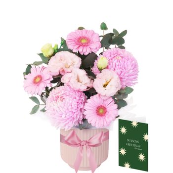 Sweetheart Posy with Christmas Card Flowers