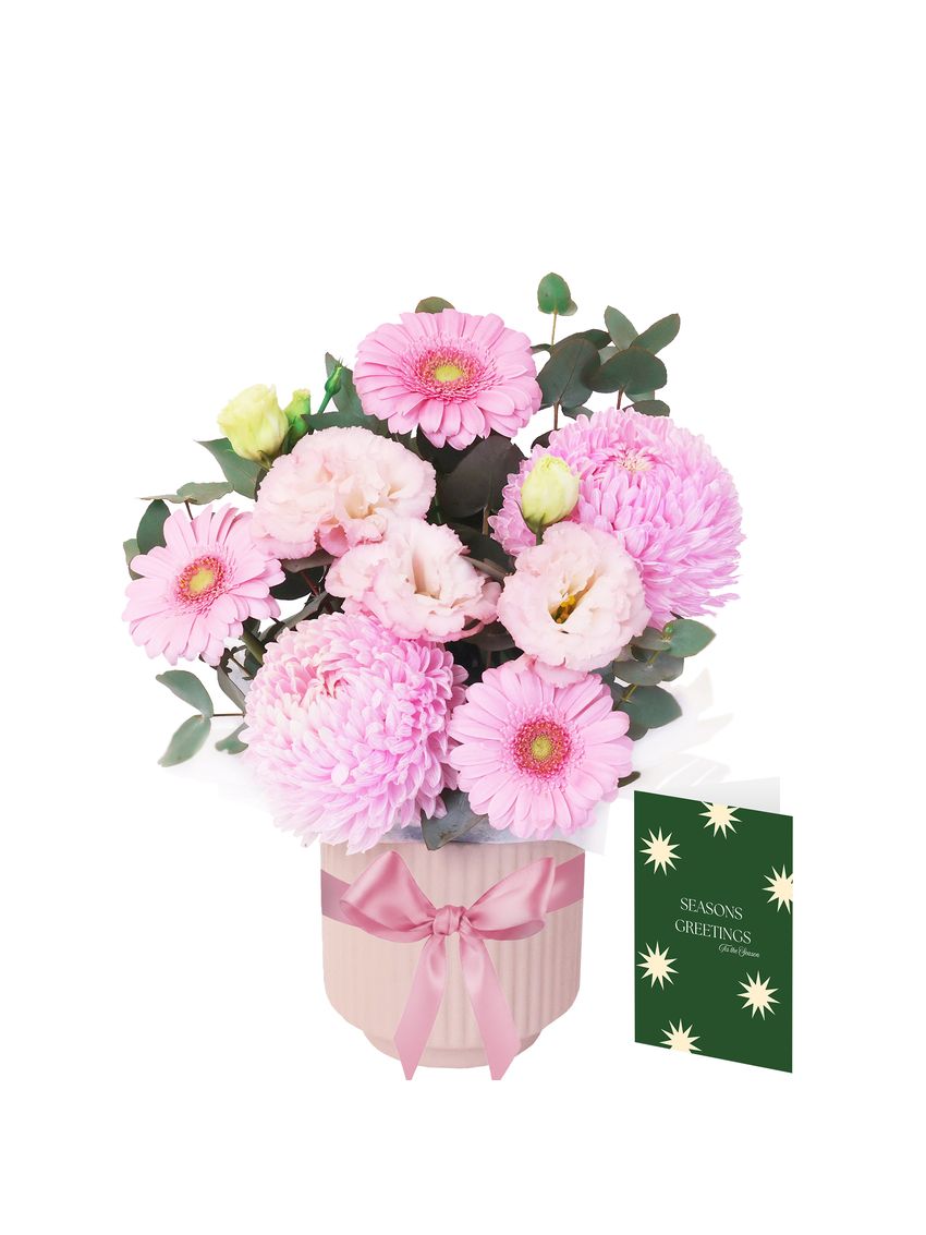 Sweetheart Posy with Christmas Card