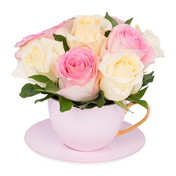 The Rosie Tea Cup Flowers