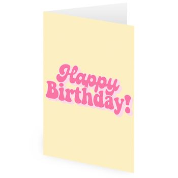 Vintage Birthday Card - Premium Extra