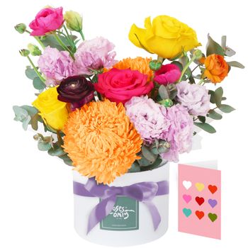 Vivid Pop Hearts Bundle Flowers