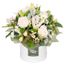 White Elegance Hatbox Flowers