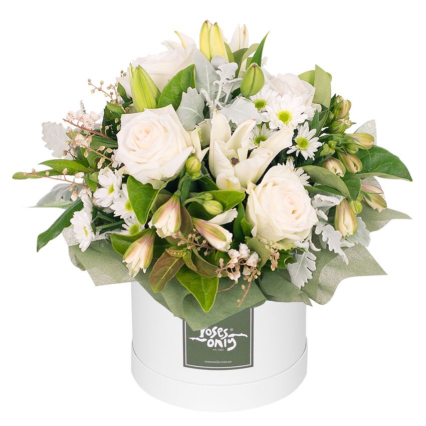 White Elegance Hatbox