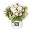 White Elegance Hatbox - Petite Flowers