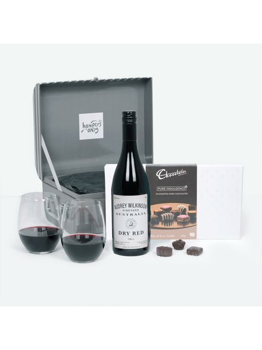 Wine Celebrations Red with Riedel Glasses Hamper