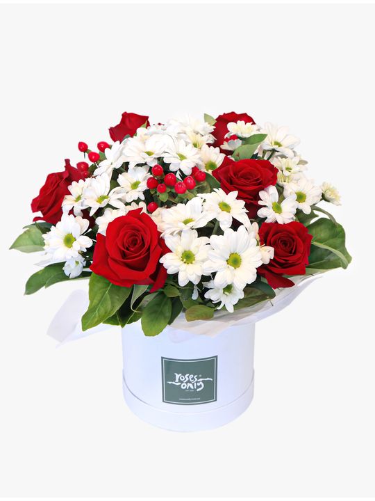 Cherry Hatbox Flowers