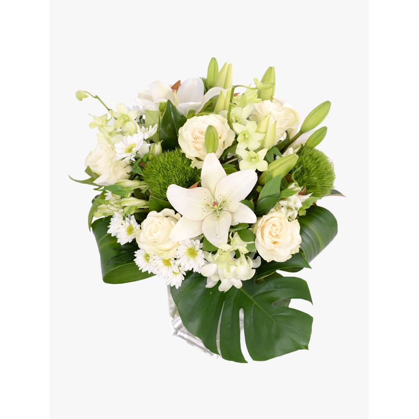 Classic Arrangement in Vase with Card & Chocs