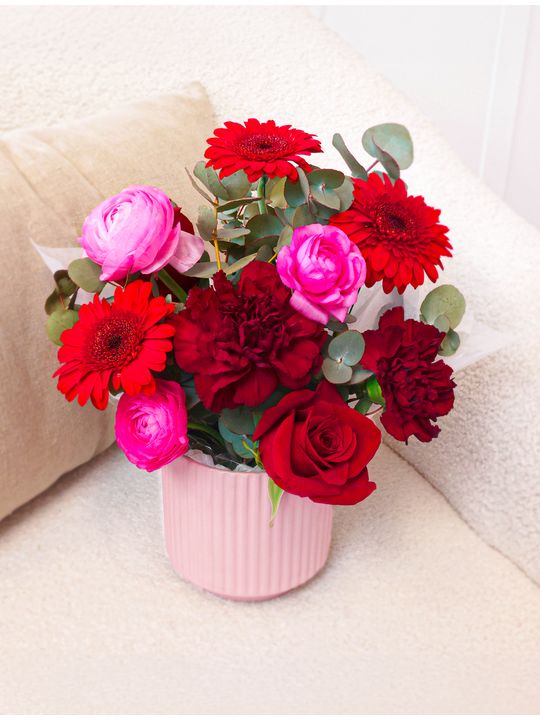 Afterglow Posy With Love Card Flowers