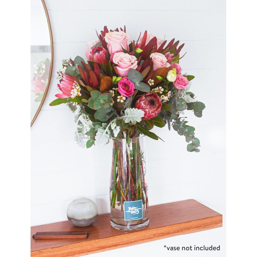 Blushing Natives with Candle & Chocs