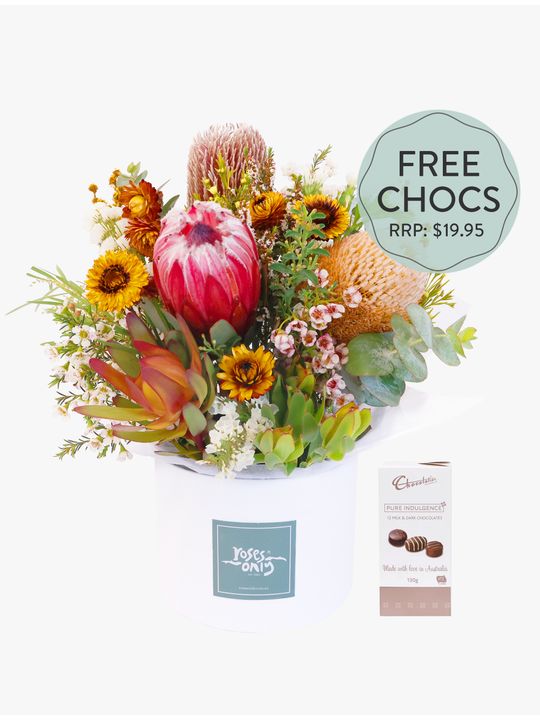 Golden Hour with FREE Chocs Flowers