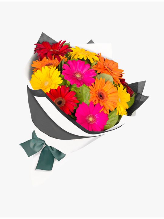 Gorgeous Gerberas Bouquet 12 Flowers