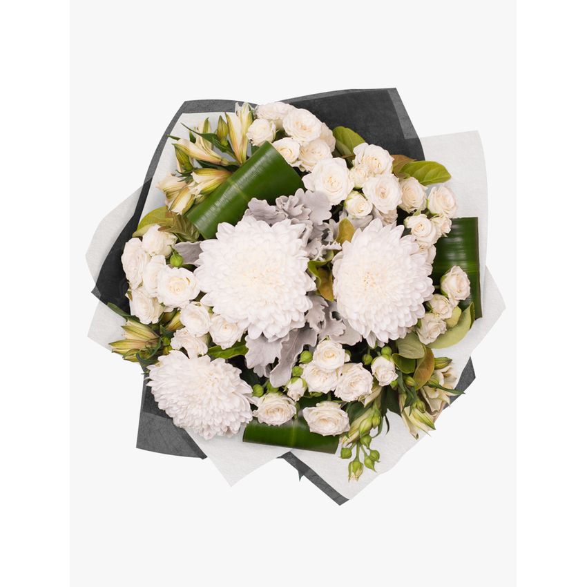 Elegant Bouquet in White & Green