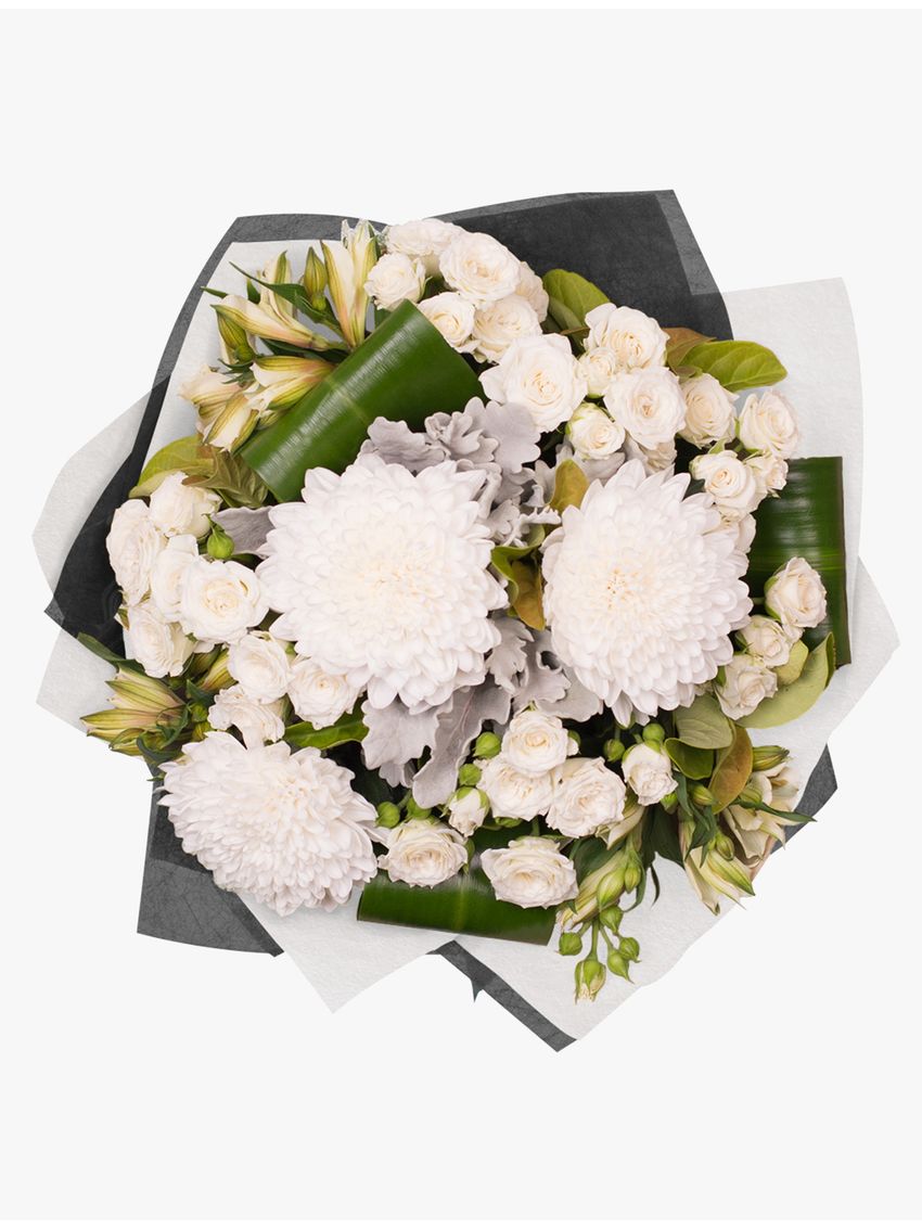 Elegant Bouquet in White & Green