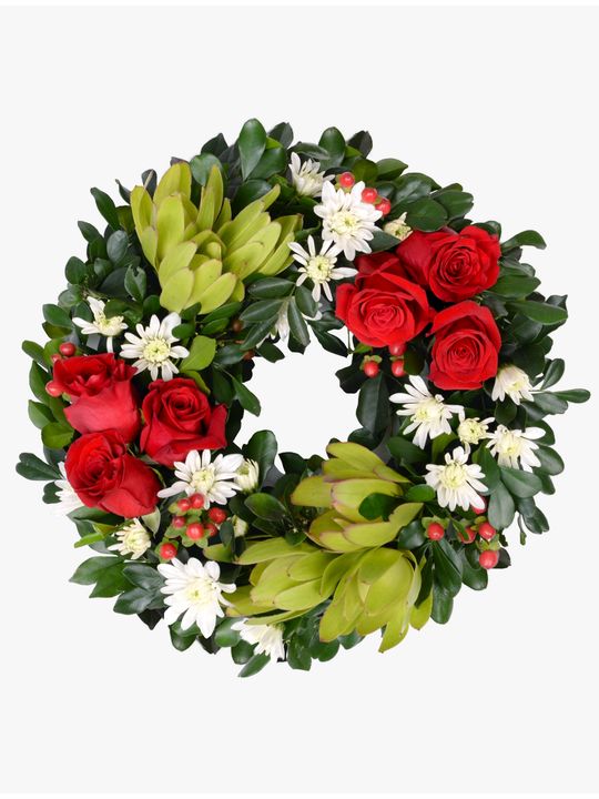 Festive Wreath Flowers