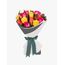 Long Stemmed Rose Bouquet Mixed 12 Flowers