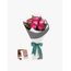Long Stemmed Rose Bouquet Pink 6 Flowers
