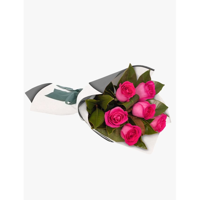 Long Stemmed Rose Bouquet Pink 6