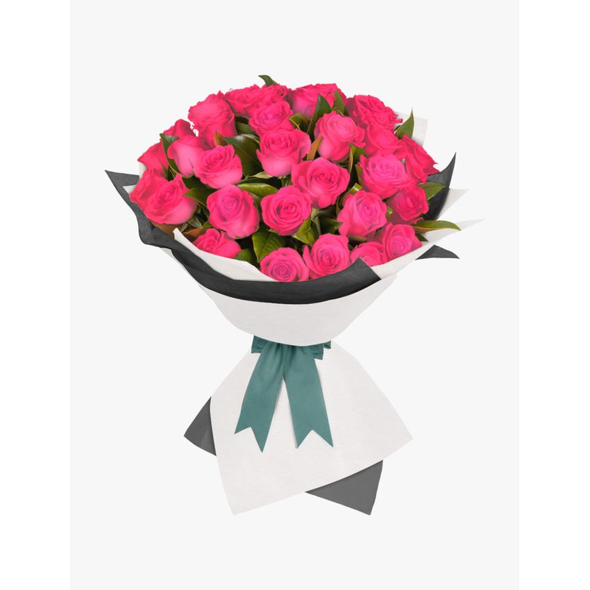 Long Stemmed Rose Bouquet Pink 36