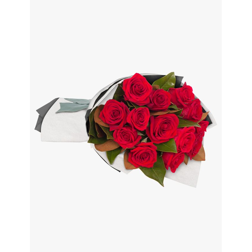 Long Stemmed Rose Bouquet Red 12