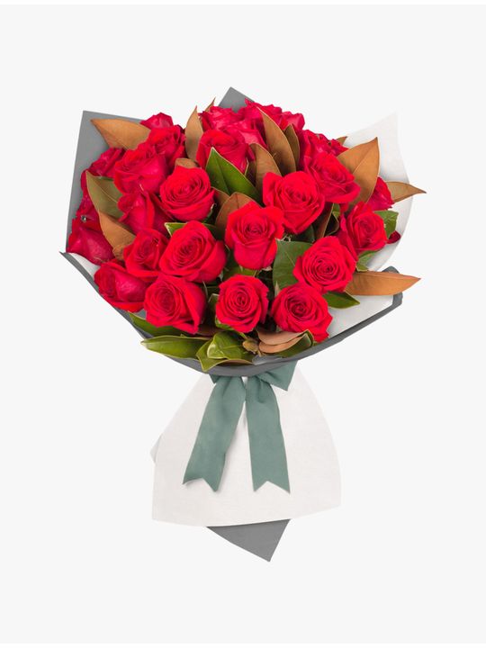 Long Stemmed Rose Bouquet Red 36 Flowers