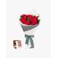 Long Stemmed Rose Bouquet Red 6 Flowers