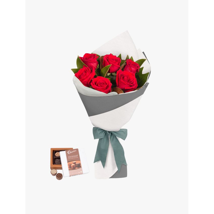Long Stemmed Rose Bouquet Red 6