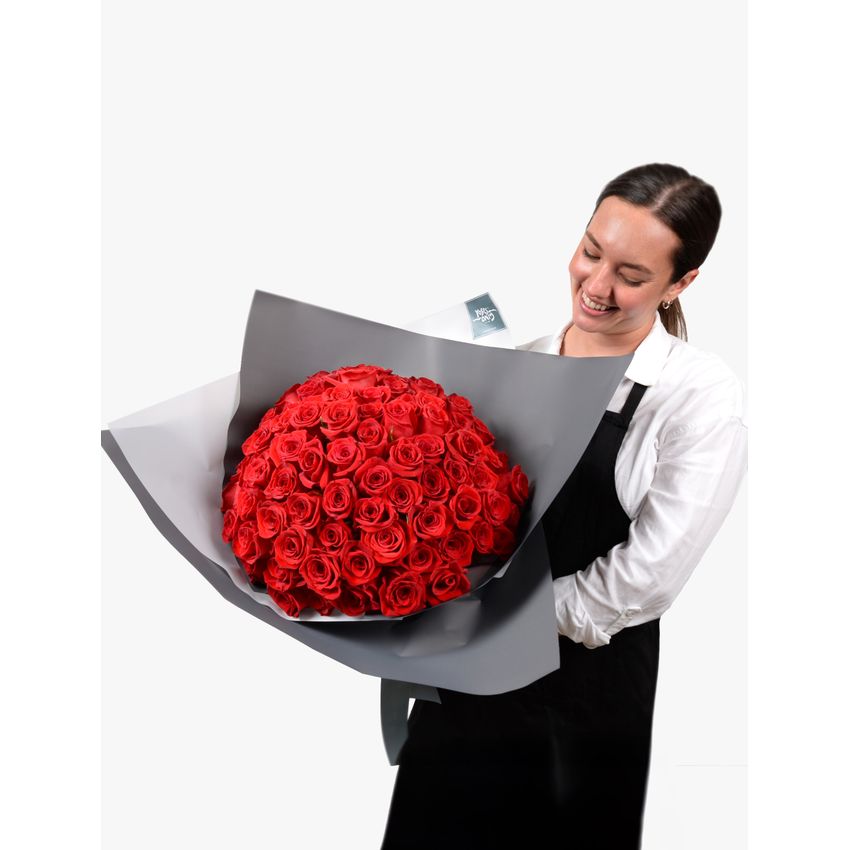 Lucky 99 Roses Bouquet Red