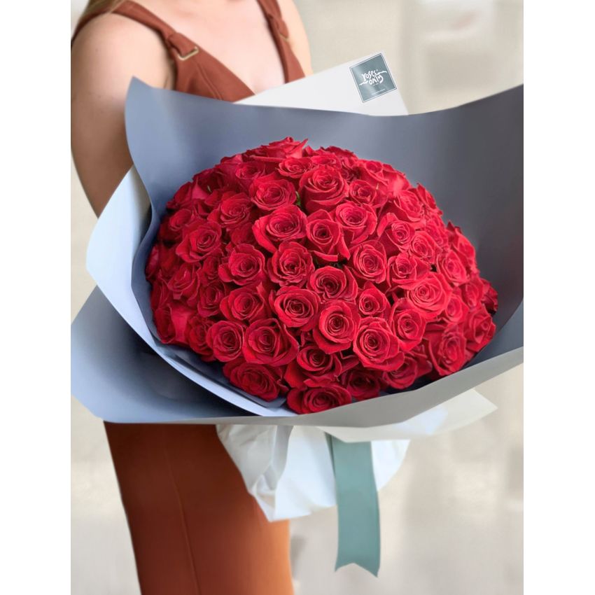 Lucky 99 Roses Bouquet Red