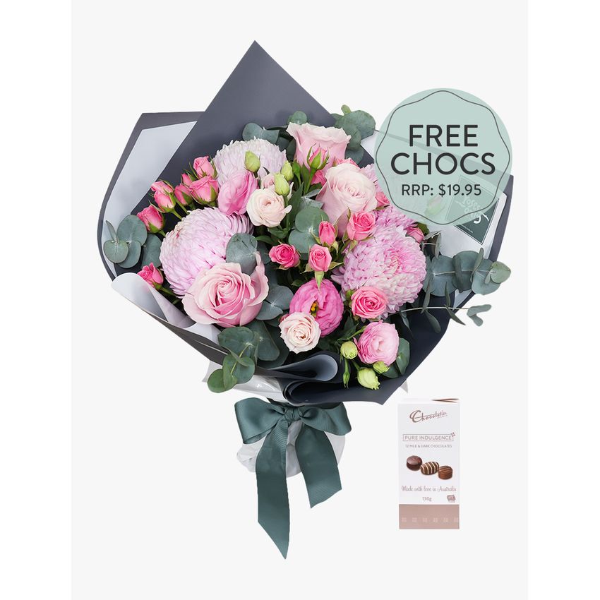 Soft Pink Mixed with FREE Chocs