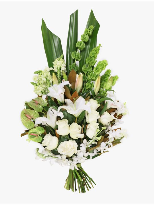 Sheaf White Large Flowers