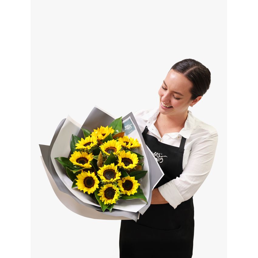 Sunflowers Bouquet 10 Special