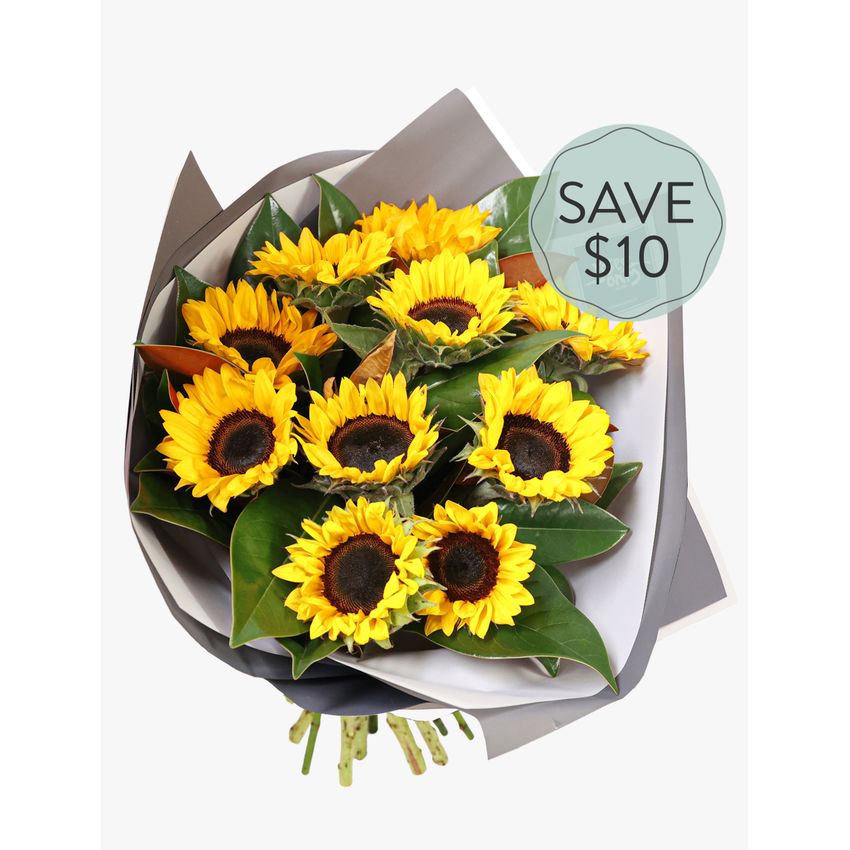 Sunflowers Bouquet 10 Special